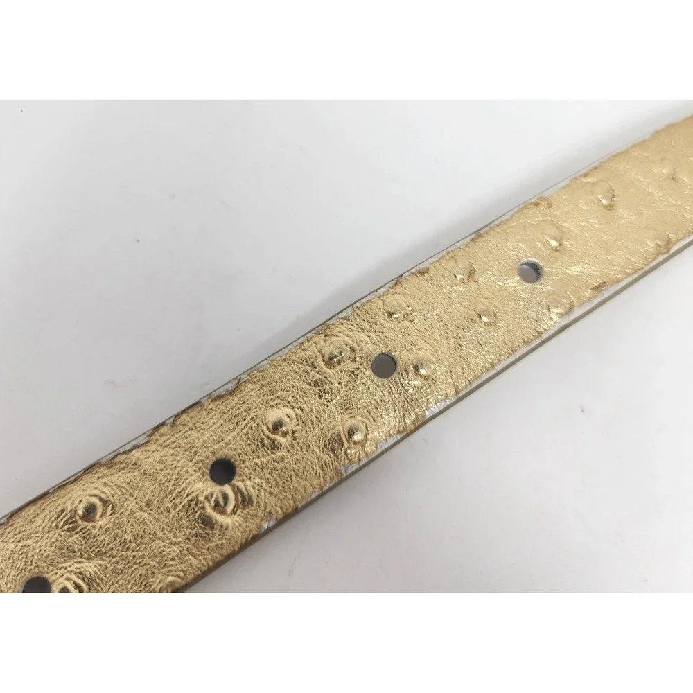 Banana Republic Gold Faux Leather Belt Women's 29